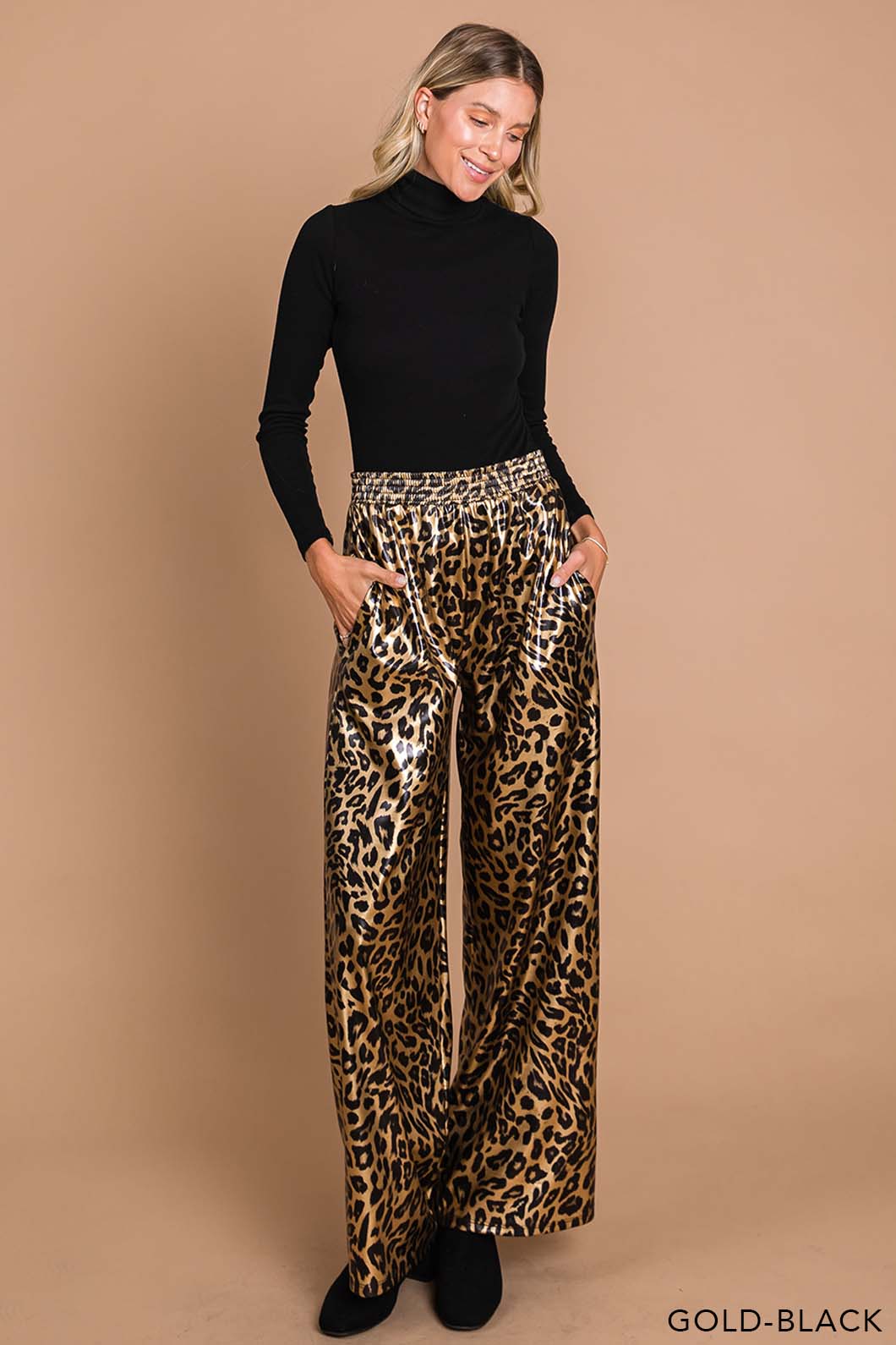 Metallic Leopard Pants / The Bang Bang Shop