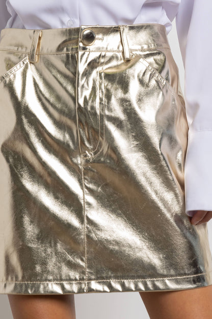 Metallic skirt / The Bang Bang Shop